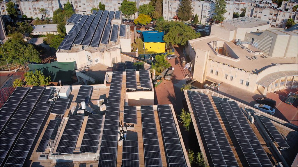 Rooftops with Solar Panels