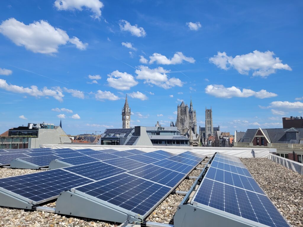 Solar panels in Ghent